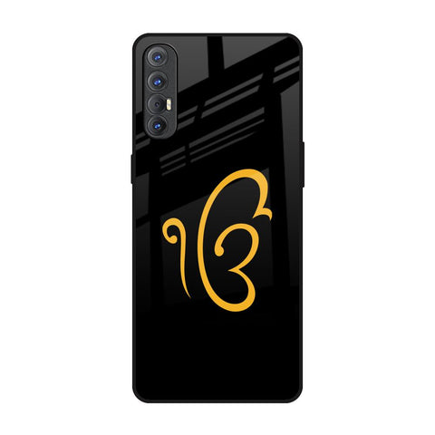 Luxury Fashion Initial Oppo Reno 3 Pro Glass Back Cover Online