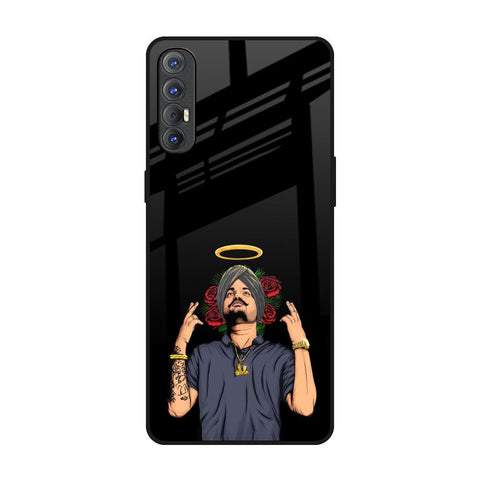Punjabi Singer Poster Oppo Reno 3 Pro Glass Back Cover Online
