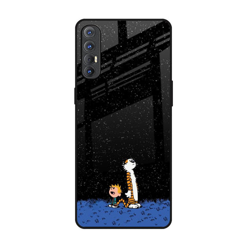 Night Sky Star Oppo Reno 3 Pro Glass Back Cover Online