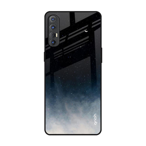 Black Aura Oppo Reno 3 Pro Glass Back Cover Online