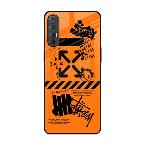 Anti Social Club Oppo Reno 3 Pro Glass Back Cover Online