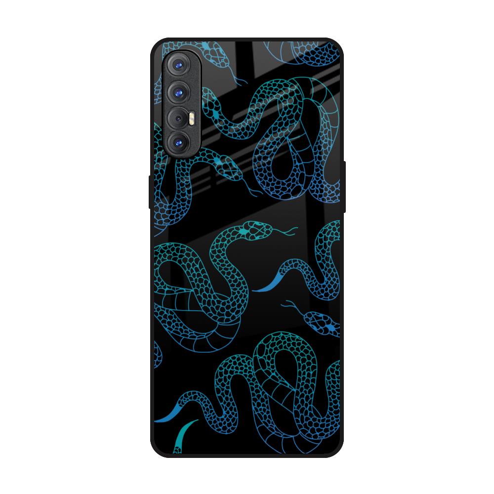 Serpentine Oppo Reno 3 Pro Glass Back Cover Online