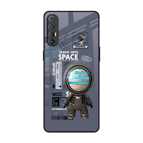 Space Travel Oppo Reno 3 Pro Glass Back Cover Online