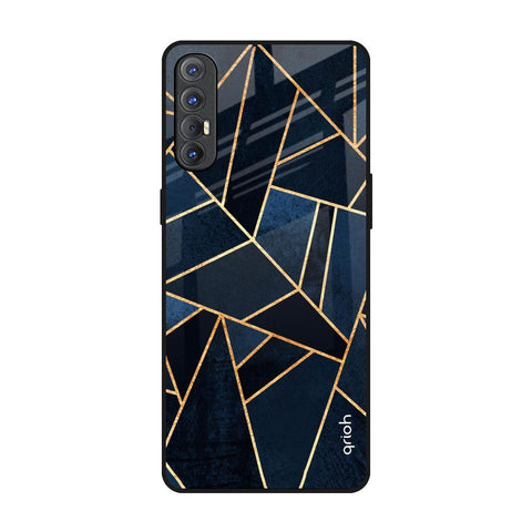 Abstract Tiles Oppo Reno 3 Pro Glass Back Cover Online