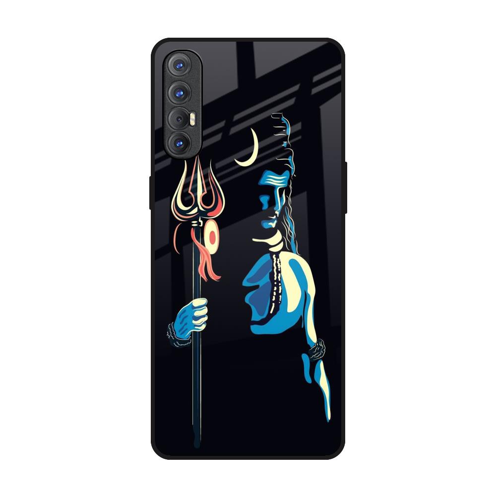 Mahakal Oppo Reno 3 Pro Glass Back Cover Online