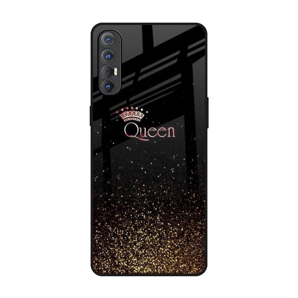 I Am The Queen Oppo Reno 3 Pro Glass Back Cover Online