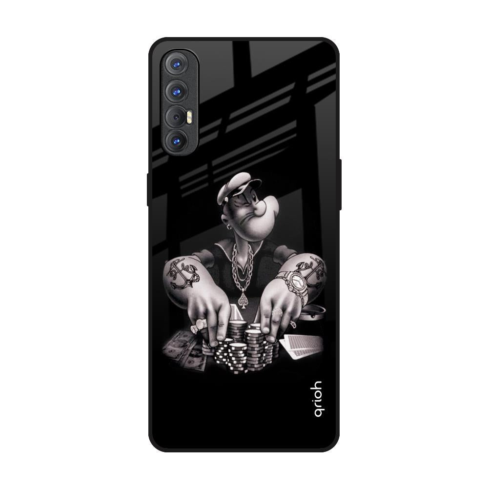 Gambling Problem Oppo Reno 3 Pro Glass Back Cover Online
