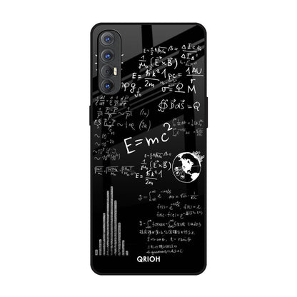 Funny Math Oppo Reno 3 Pro Glass Back Cover Online