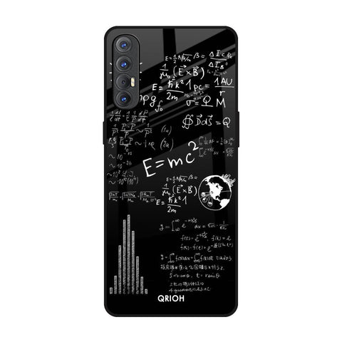 Funny Math Oppo Reno 3 Pro Glass Back Cover Online