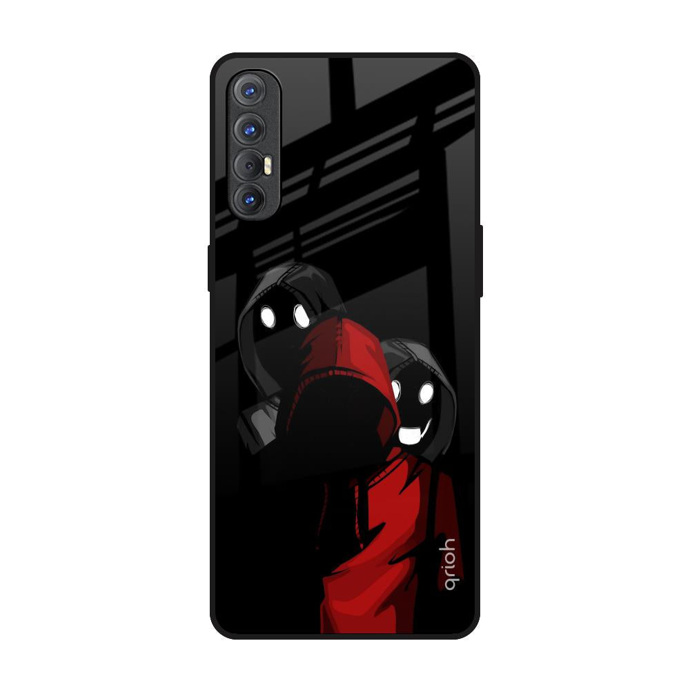 Shadow Character Oppo Reno 3 Pro Glass Back Cover Online