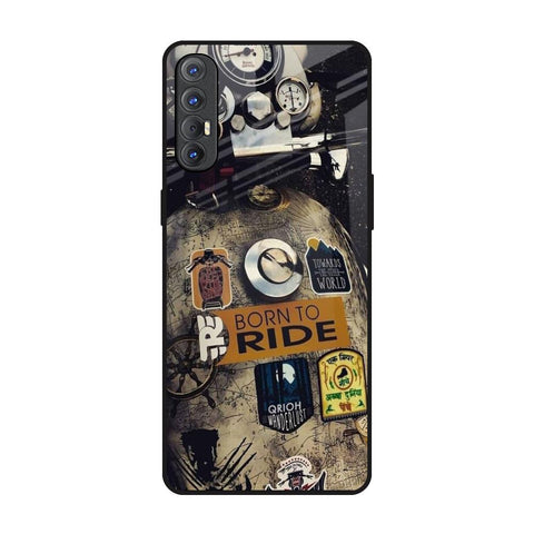 Ride Mode On Oppo Reno 3 Pro Glass Back Cover Online