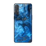 Gold Sprinkle Oppo Reno 3 Pro Glass Back Cover Online