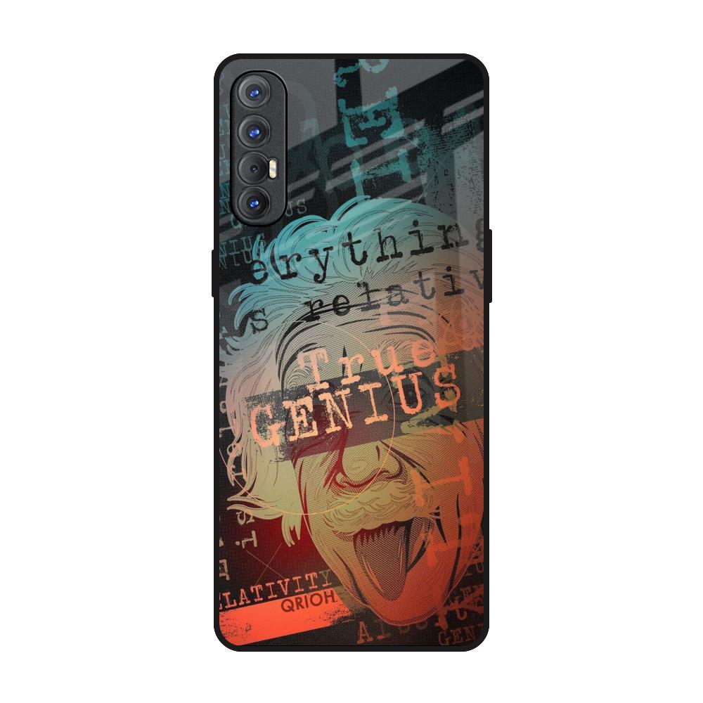 True Genius Oppo Reno 3 Pro Glass Back Cover Online