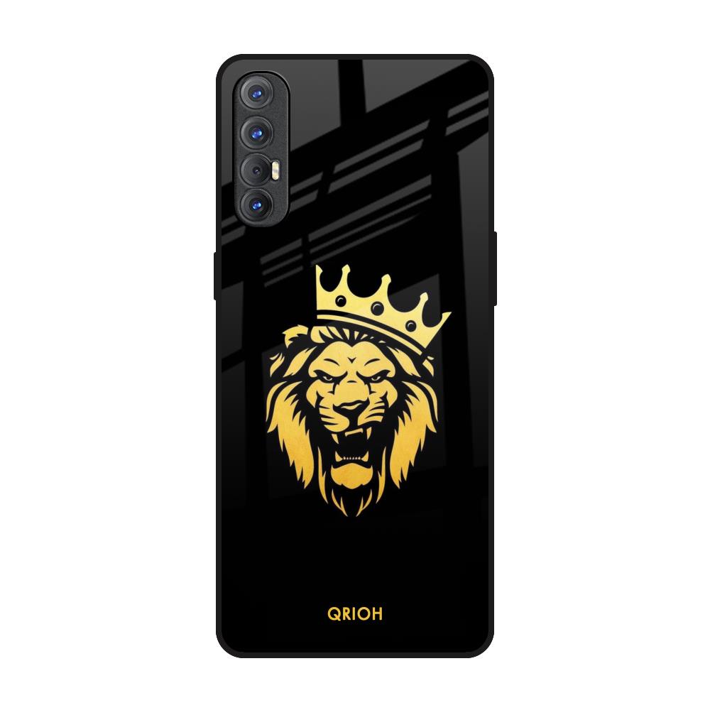 Lion The King Oppo Reno 3 Pro Glass Back Cover Online