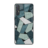 Abstact Tiles Oppo Reno 3 Pro Glass Back Cover Online