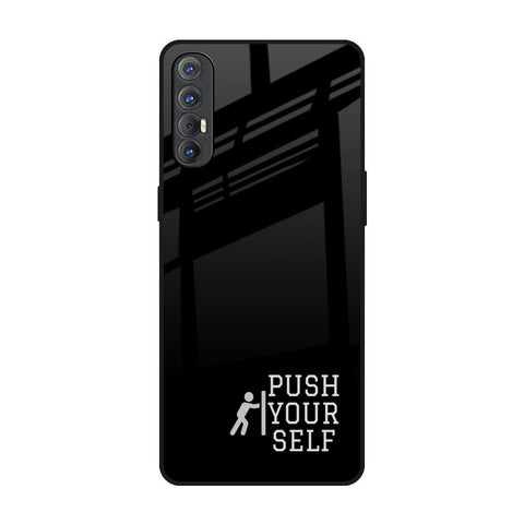 Push Your Self Oppo Reno 3 Pro Glass Back Cover Online