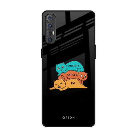 Anxiety Stress Oppo Reno 3 Pro Glass Back Cover Online
