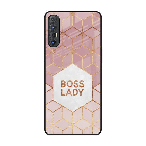 Boss Lady Oppo Reno 3 Pro Glass Back Cover Online