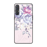 Elegant Floral Oppo Reno 3 Pro Glass Back Cover Online