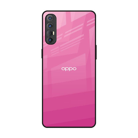 Pink Ribbon Caddy Oppo Reno 3 Pro Glass Back Cover Online