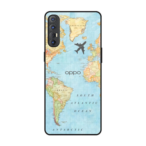 Fly Around The World Oppo Reno 3 Pro Glass Back Cover Online