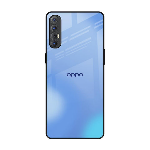 Vibrant Blue Texture Oppo Reno 3 Pro Glass Back Cover Online