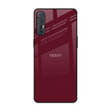 Classic Burgundy Oppo Reno 3 Pro Glass Back Cover Online