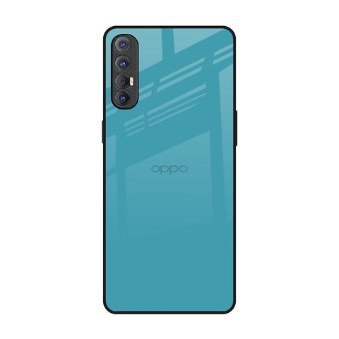 Oceanic Turquiose Oppo Reno 3 Pro Glass Back Cover Online