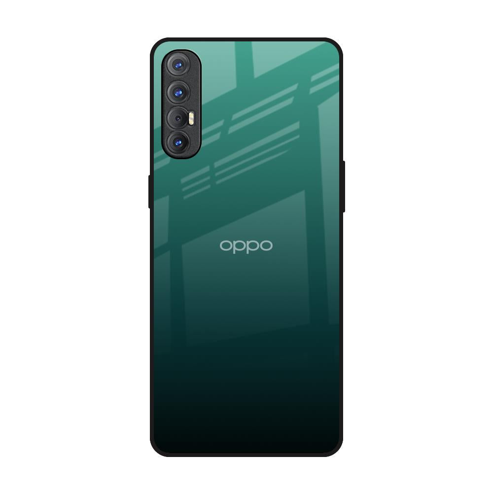 Palm Green Oppo Reno 3 Pro Glass Back Cover Online
