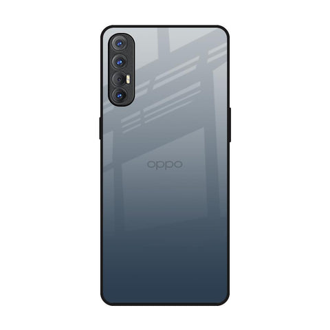 Smokey Grey Color Oppo Reno 3 Pro Glass Back Cover Online