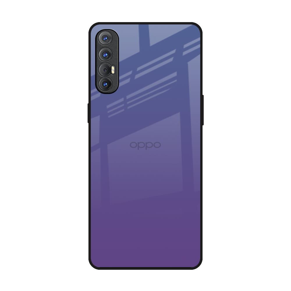 Indigo Pastel Oppo Reno 3 Pro Glass Back Cover Online