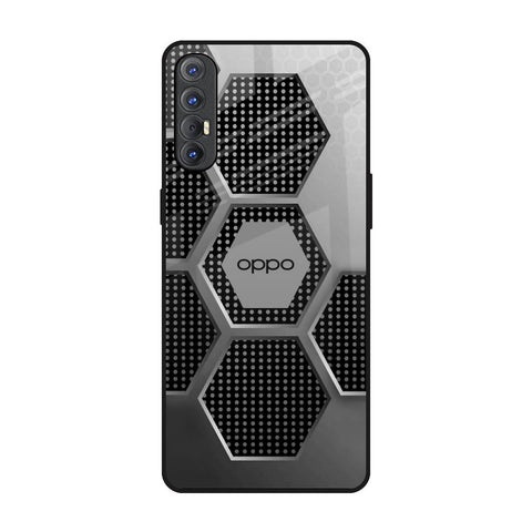 Hexagon Style Oppo Reno 3 Pro Glass Back Cover Online