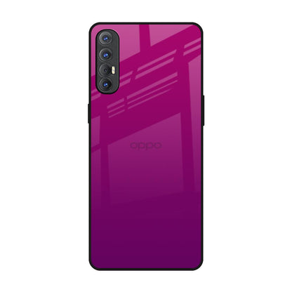 Magenta Gradient Oppo Reno 3 Pro Glass Back Cover Online