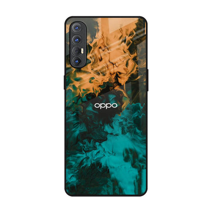 Watercolor Wave Oppo Reno 3 Pro Glass Back Cover Online