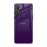 Dark Purple Oppo Reno 3 Pro Glass Back Cover Online