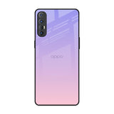 Lavender Gradient Oppo Reno 3 Pro Glass Back Cover Online
