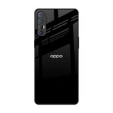 Jet Black Oppo Reno 3 Pro Glass Back Cover Online