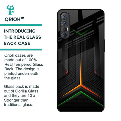 Modern Ultra Chevron Glass Case for Oppo Reno 3 Pro