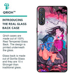 Radha Krishna Art Glass Case for Oppo Reno 3 Pro