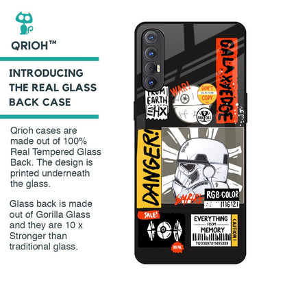 Galaxy Edge Glass Case for Oppo Reno 3 Pro