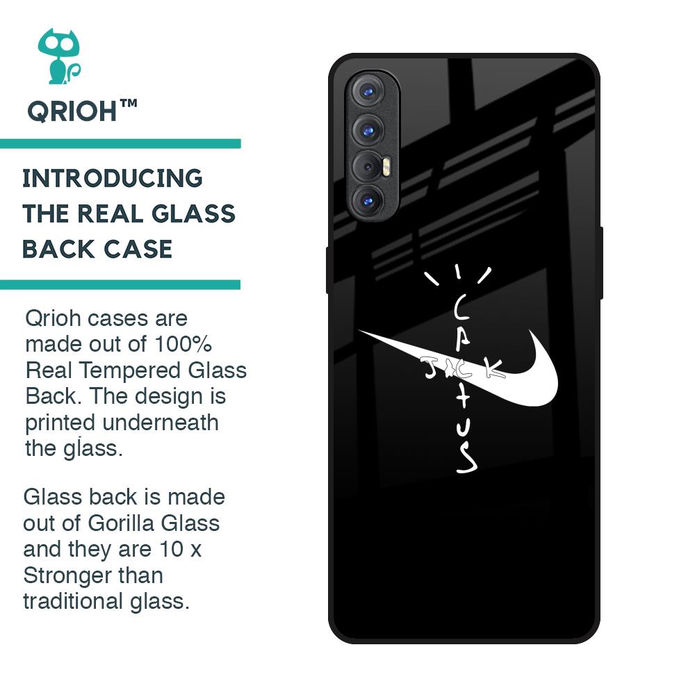 Jack Cactus Glass Case for Oppo Reno 3 Pro
