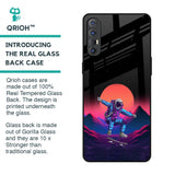 Retro Astronaut Glass Case for Oppo Reno 3 Pro