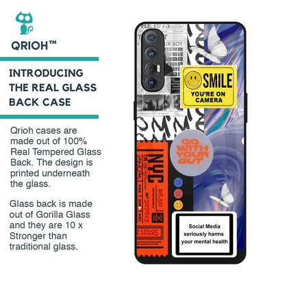 Smile for Camera Glass Case for Oppo Reno 3 Pro