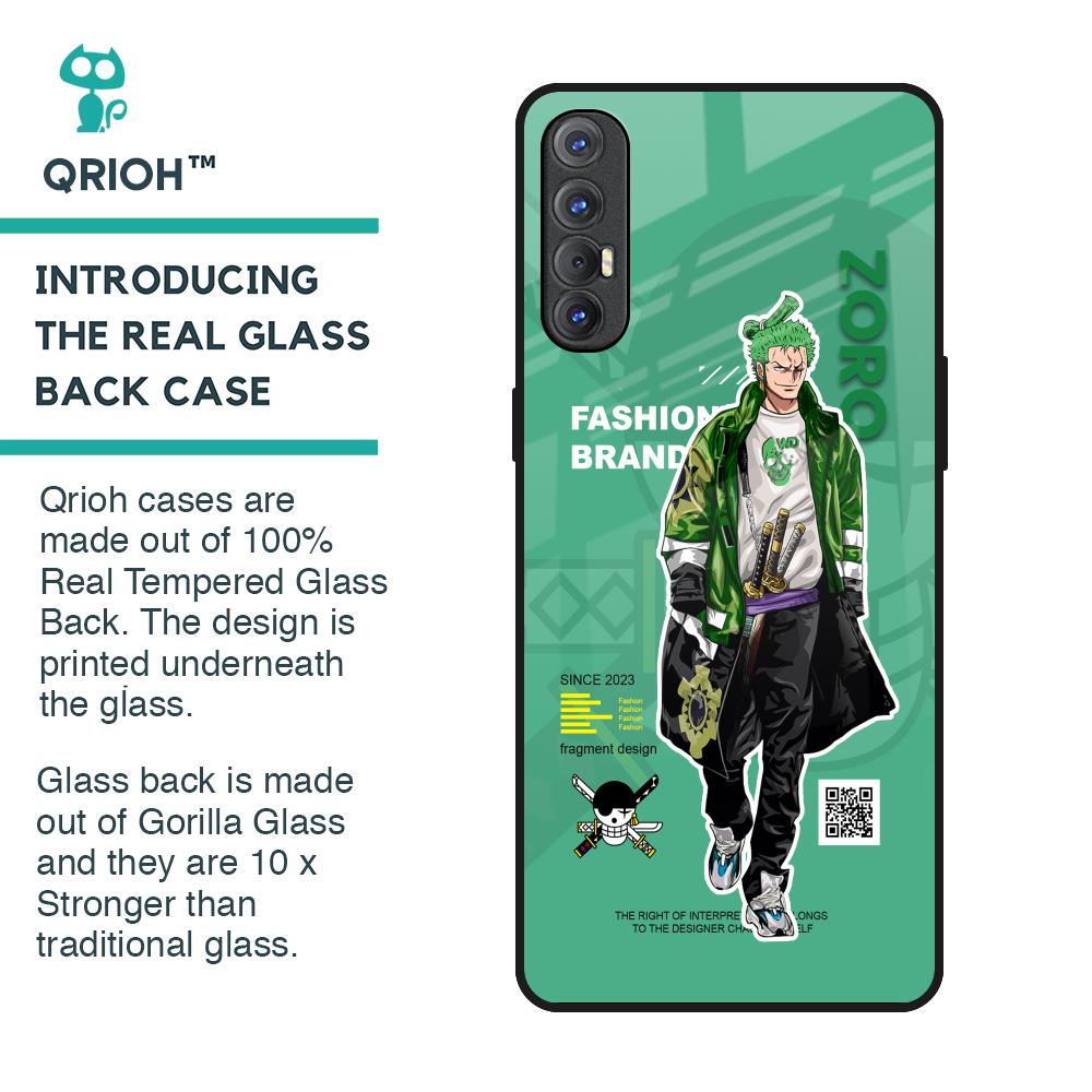 Zoro Bape Glass Case for Oppo Reno 3 Pro