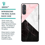 Marble Collage Art Glass Case For Oppo Reno 3 Pro