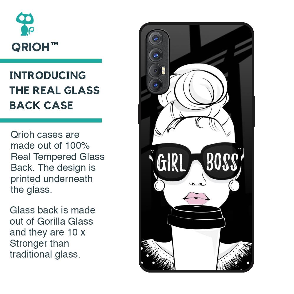 Girl Boss Glass Case For Oppo Reno 3 Pro