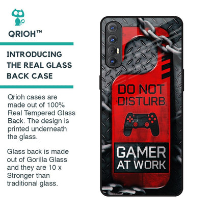Do No Disturb Glass Case For Oppo Reno 3 Pro