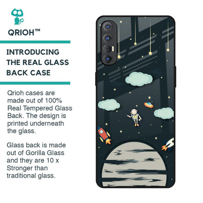 Astronaut Dream Glass Case For Oppo Reno 3 Pro