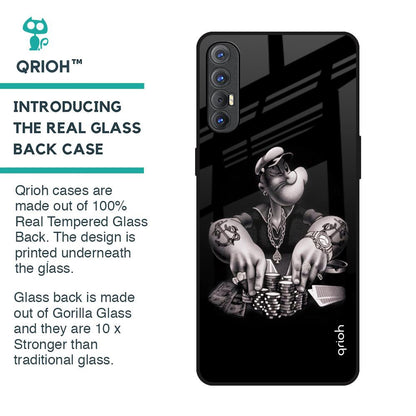 Gambling Problem Glass Case For Oppo Reno 3 Pro