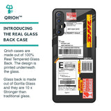 Cool Barcode Label Glass Case For Oppo Reno 3 Pro